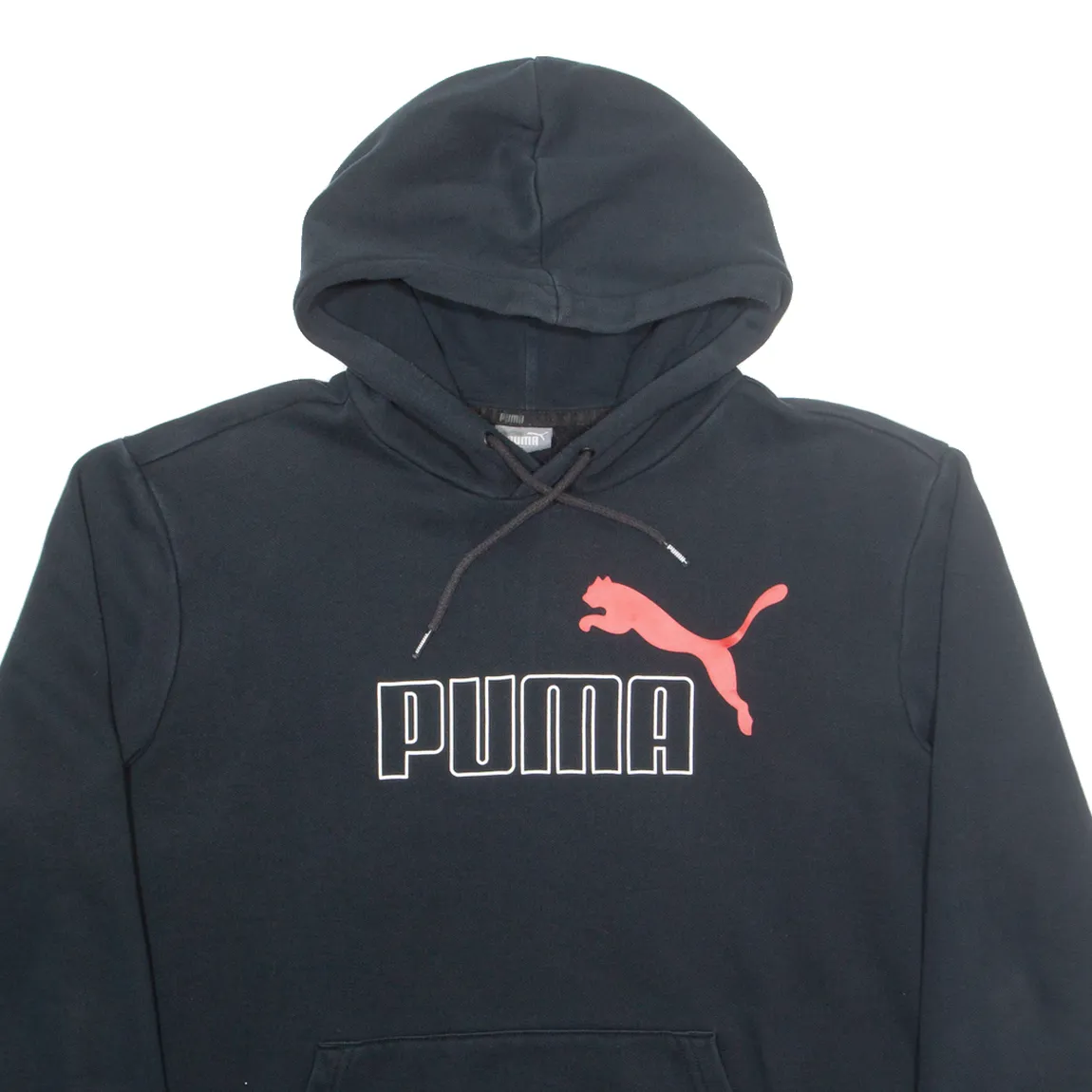 PUMA Mens Black Hoodie L