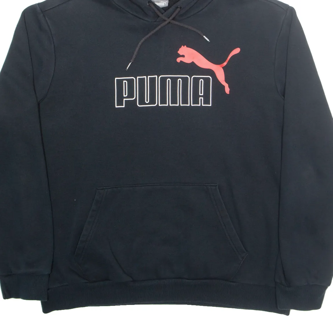 PUMA Mens Black Hoodie L