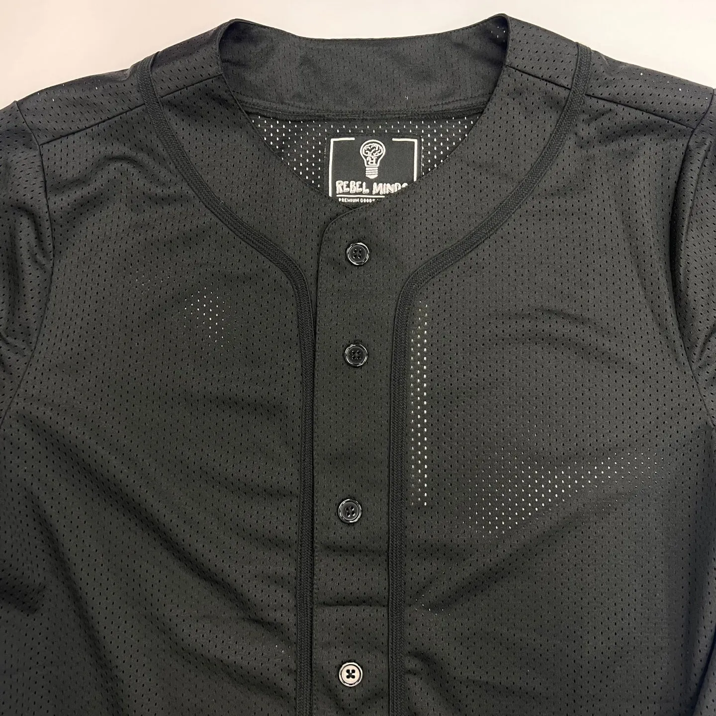 REBEL MINDS Mesh Baseball Jersey Shirts