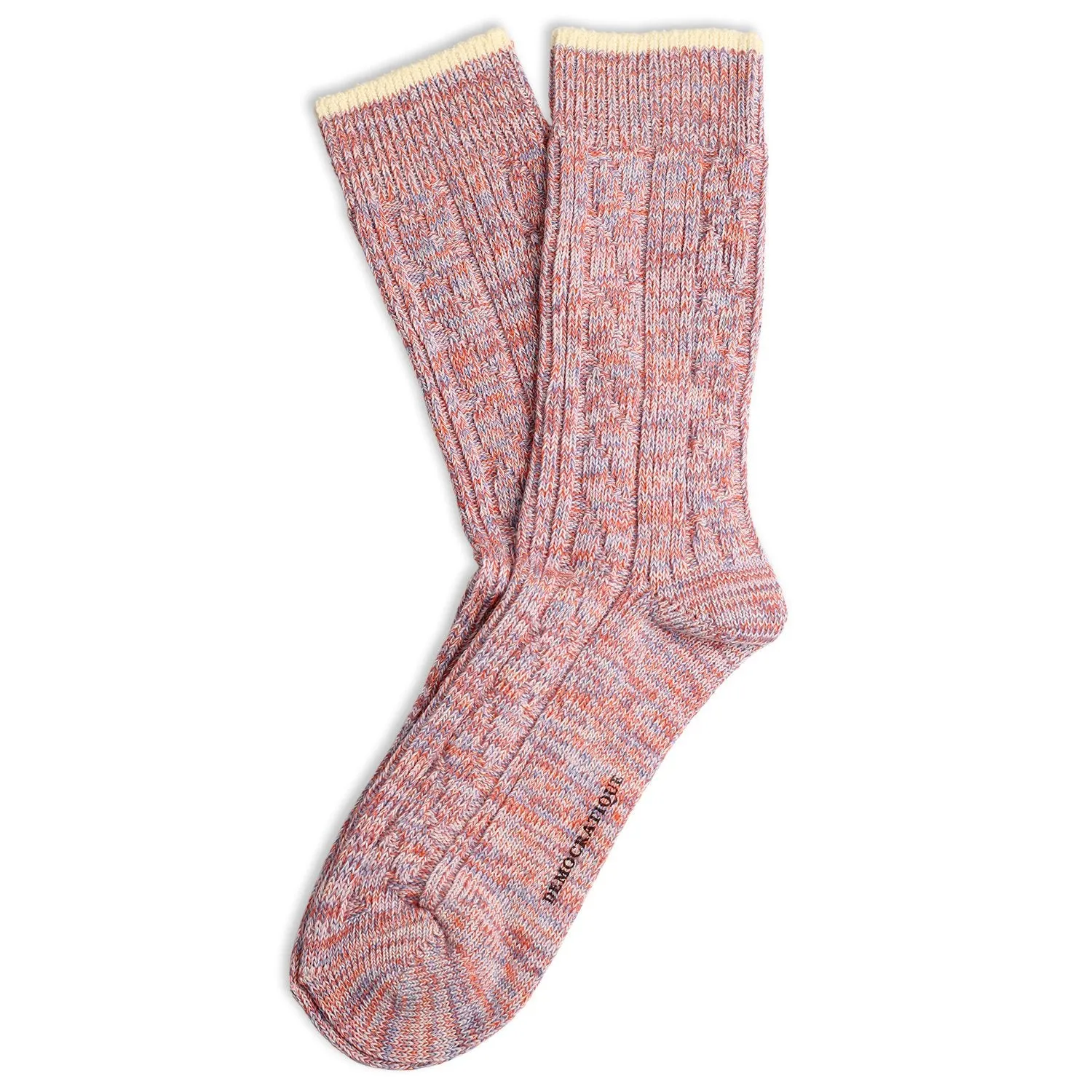 Relax Fisher Knit Supermelange Socks Off White / Cold Blossom / Pumpkin / Hot Nutshell