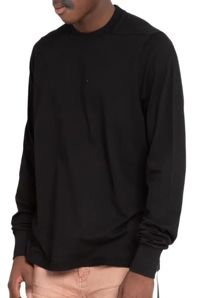 RICK OWENS  |Crew Neck Pullovers Sweat Street Style Long Sleeves Plain