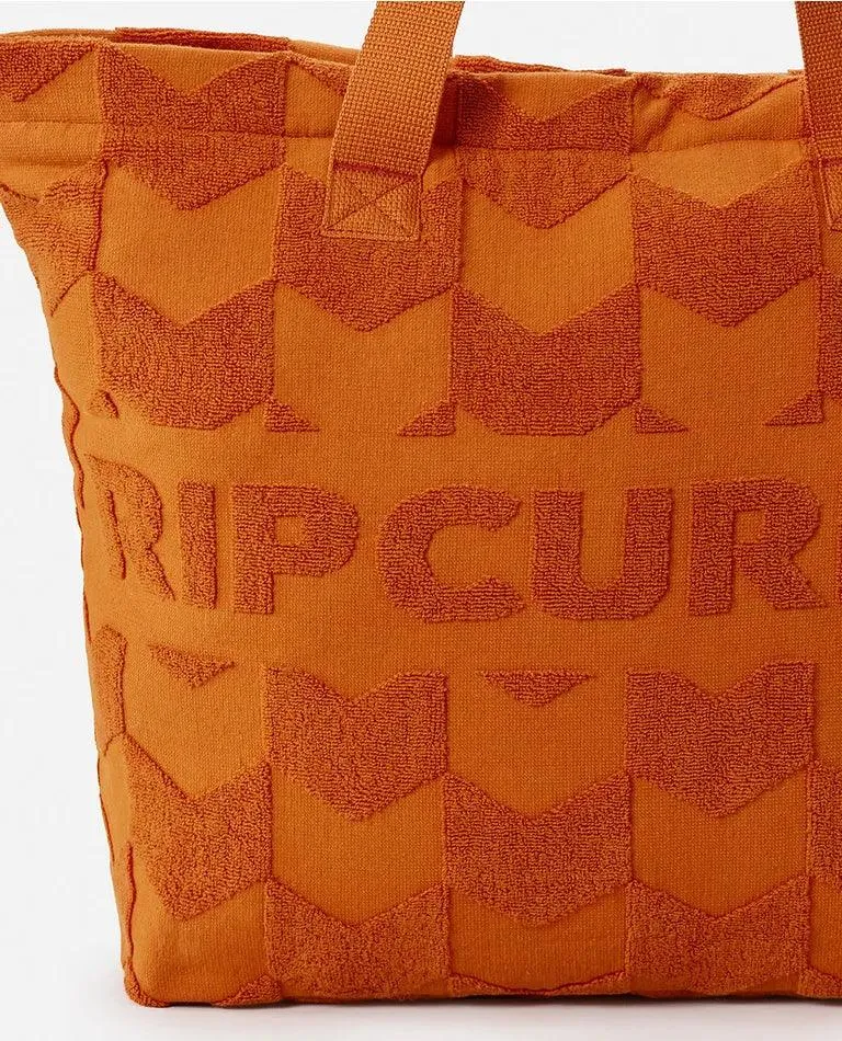 Rip Curl Brand Terry 40L Tote Bag Cinnamon