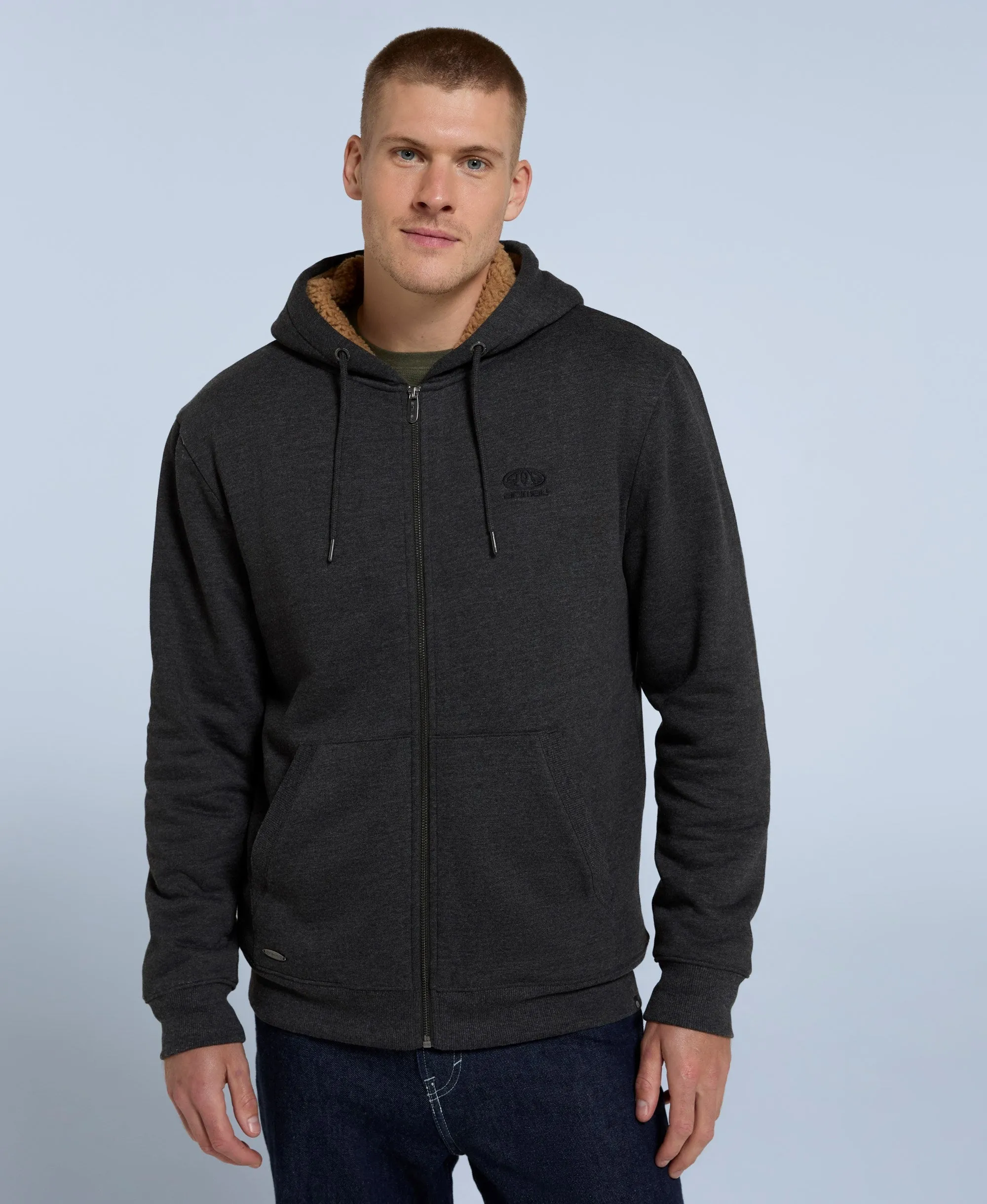 Samuel Mens Hoodie - Charcoal