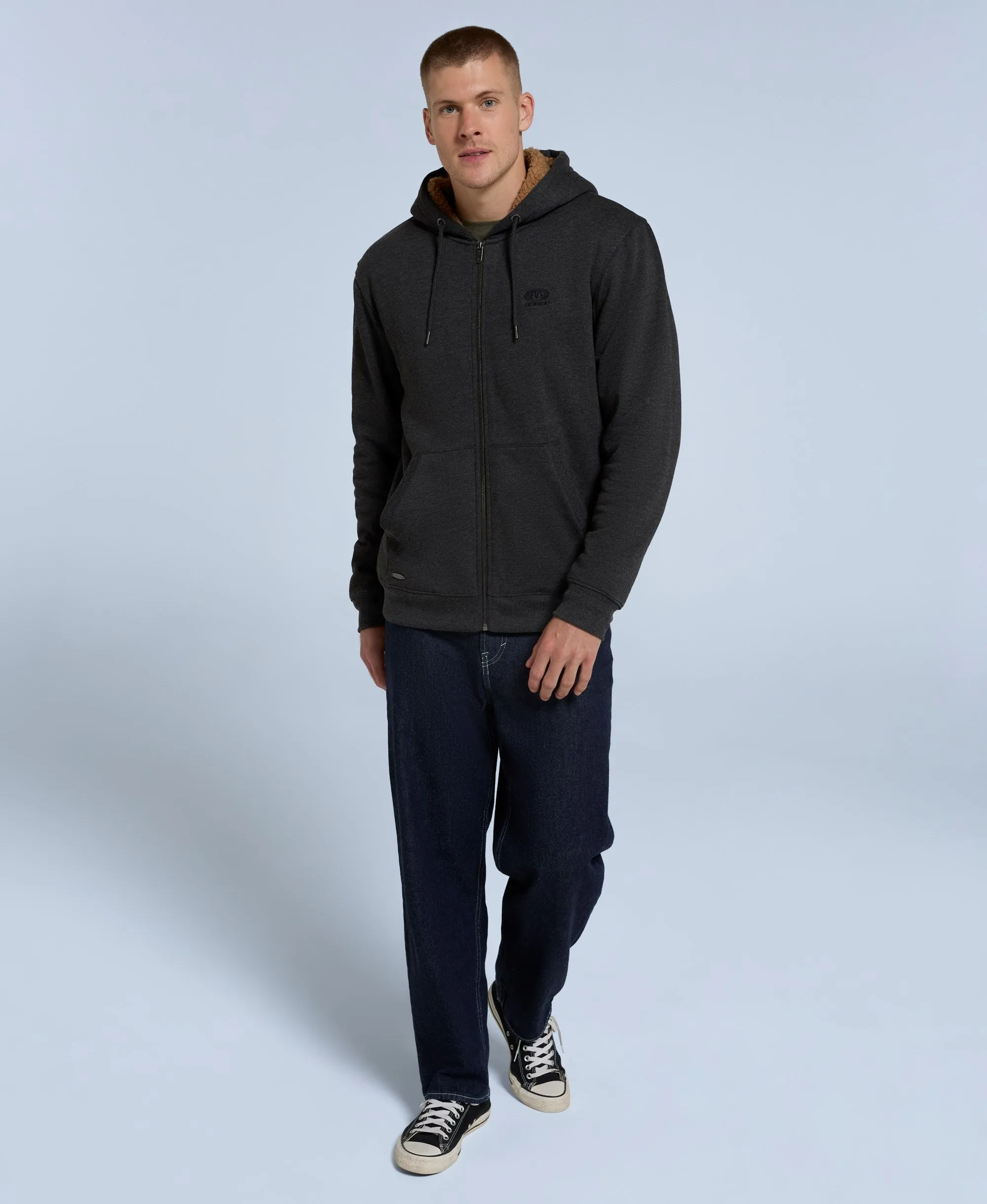 Samuel Mens Hoodie - Charcoal