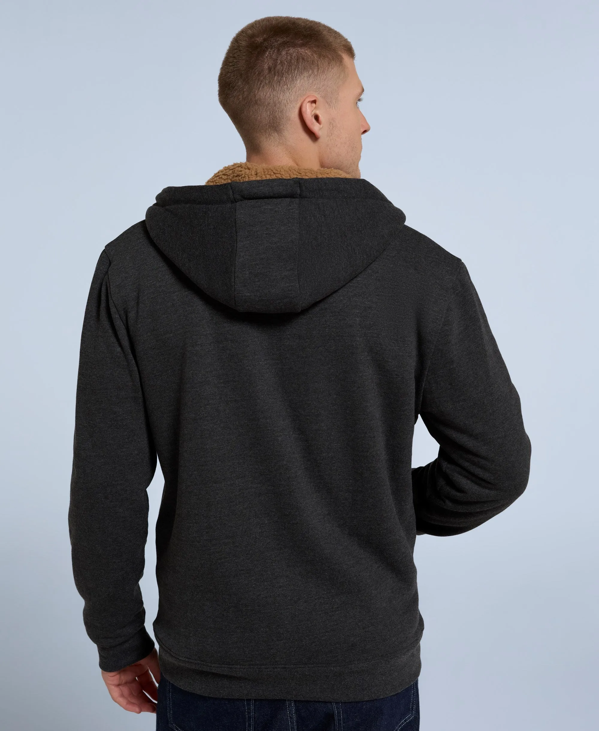 Samuel Mens Hoodie - Charcoal