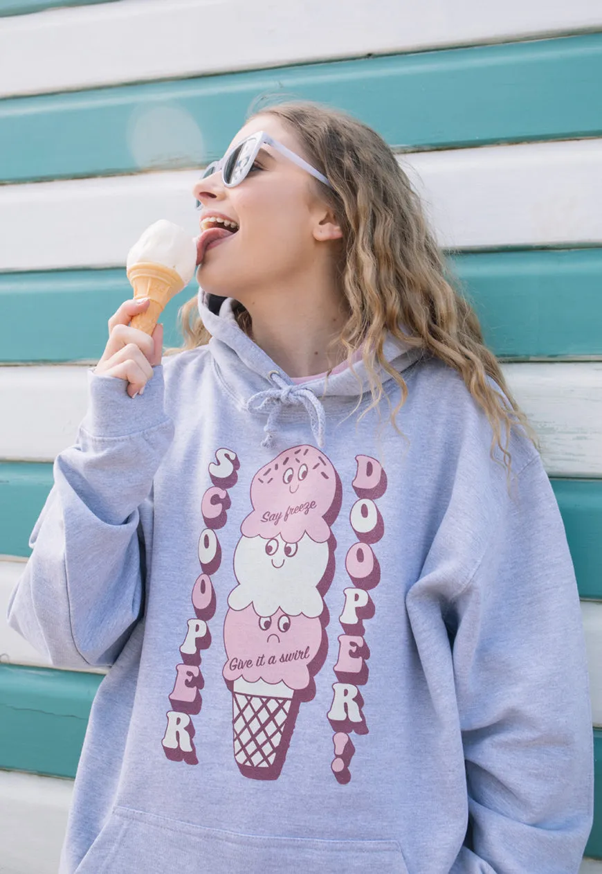 Scooper Dooper Women's Ice Cream Graphic Hoodie