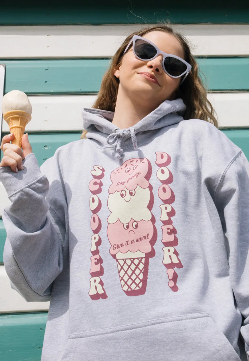 Scooper Dooper Women's Ice Cream Graphic Hoodie