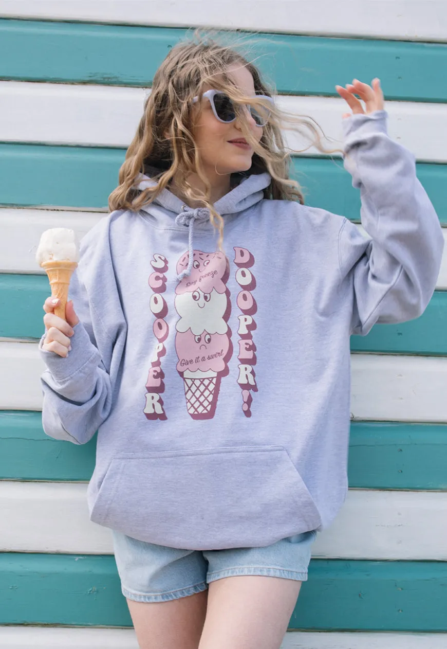 Scooper Dooper Women's Ice Cream Graphic Hoodie