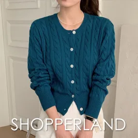 SHOPPERLAND  |Casual Style Street Style Long Sleeves Plain Cotton