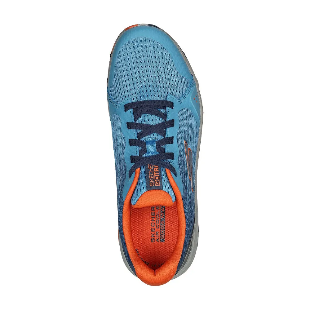 SKECHERS Men's Go Run Trail Altitude-Phantom Rubble Running Shoe (Blue/Orange)