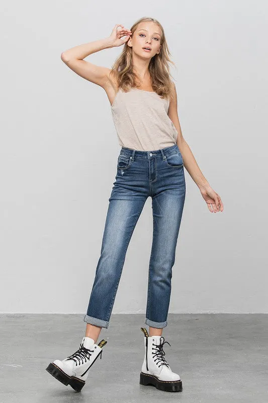 SLIM BOYFRIEND JEANS