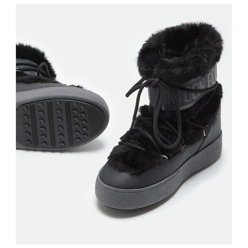 Snow boots Moon Boot ---Ltrack Faux Fur Wp Black