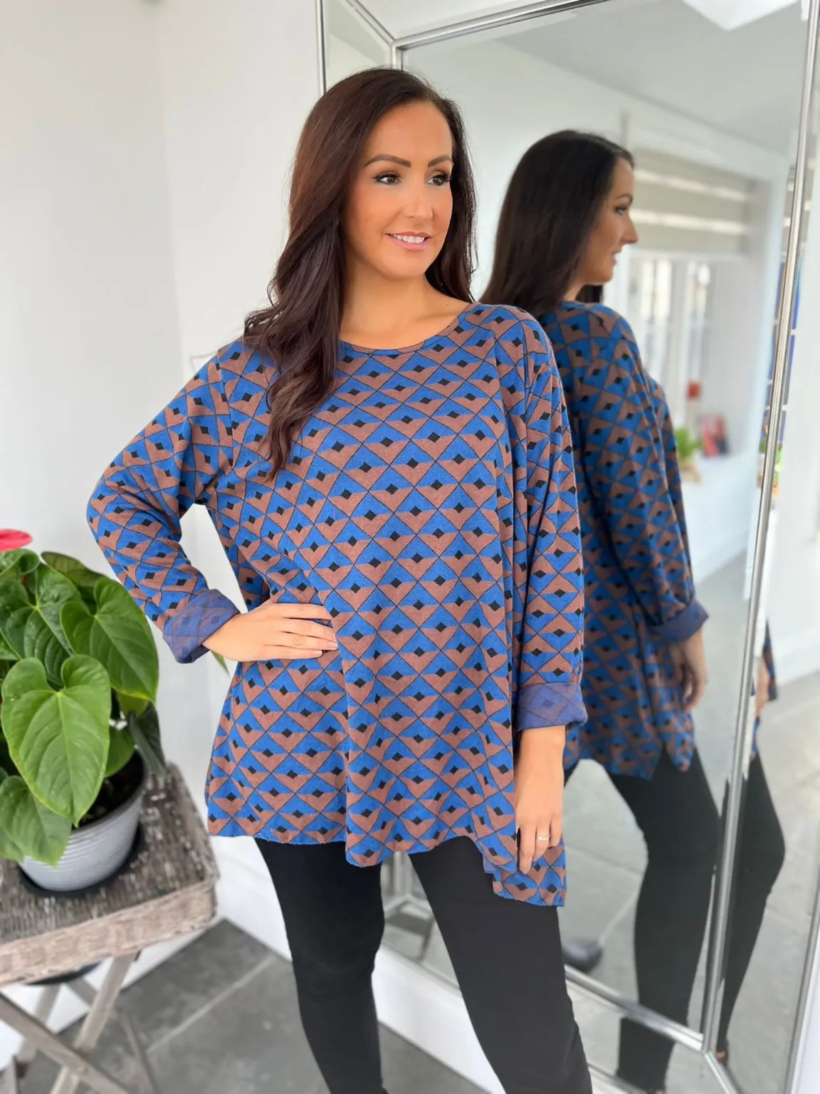 Soft Touch Patterned Top Celia