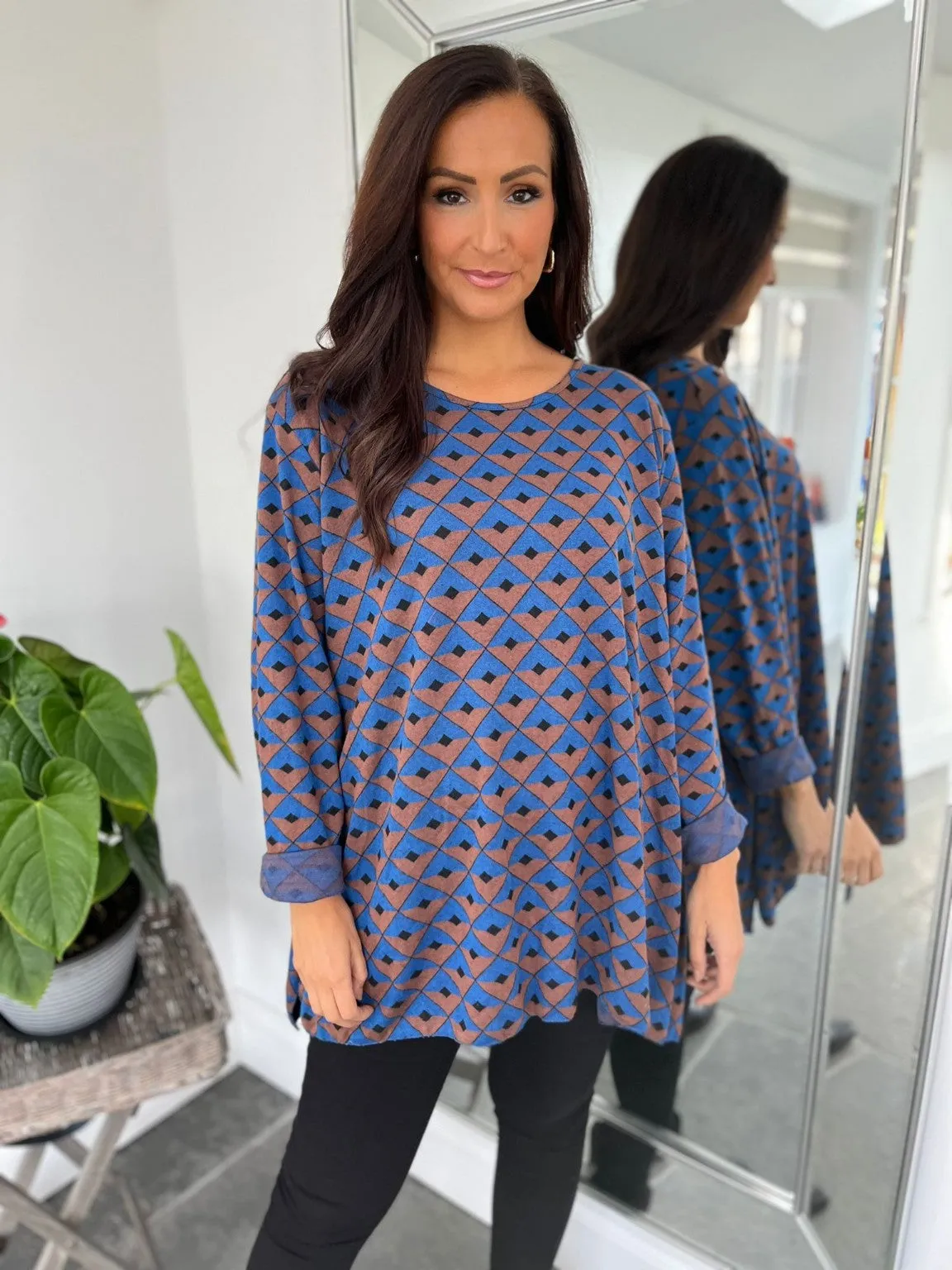 Soft Touch Patterned Top Celia