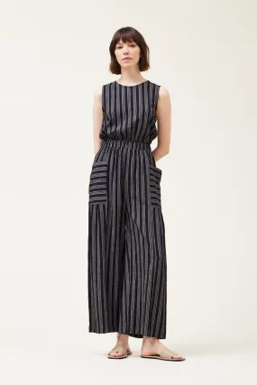 Striped Casual Jumpsuit