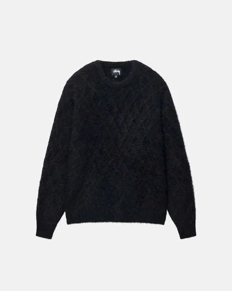 STUSSY  |Crew Neck Pullovers Unisex Wool Nylon Street Style