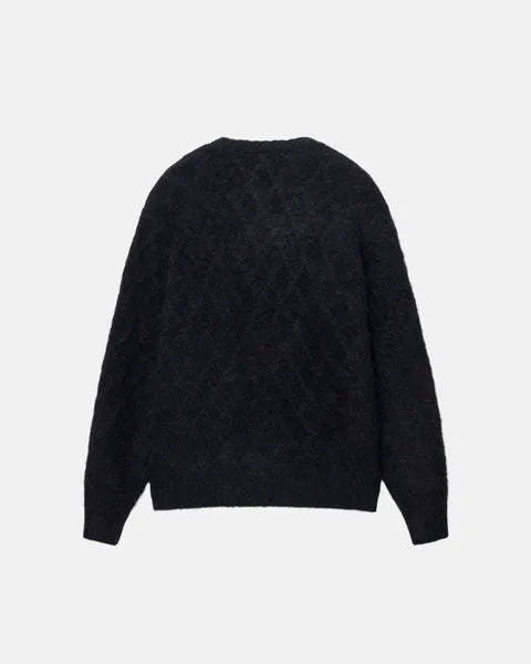 STUSSY  |Crew Neck Pullovers Unisex Wool Nylon Street Style