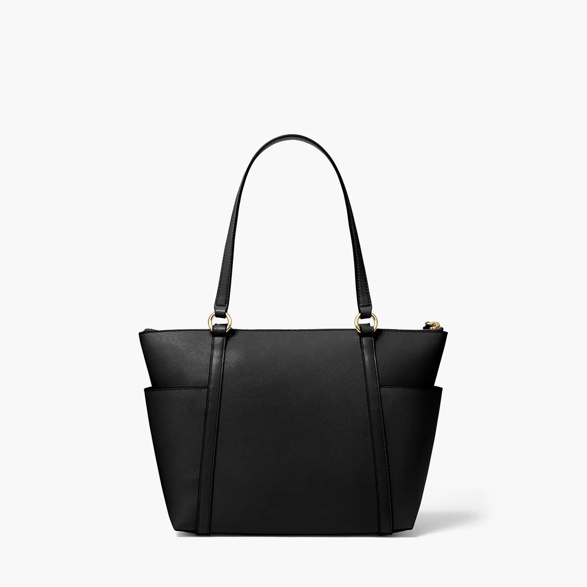 Sullivan Medium Saffiano Leather Top-Zip Tote Bag