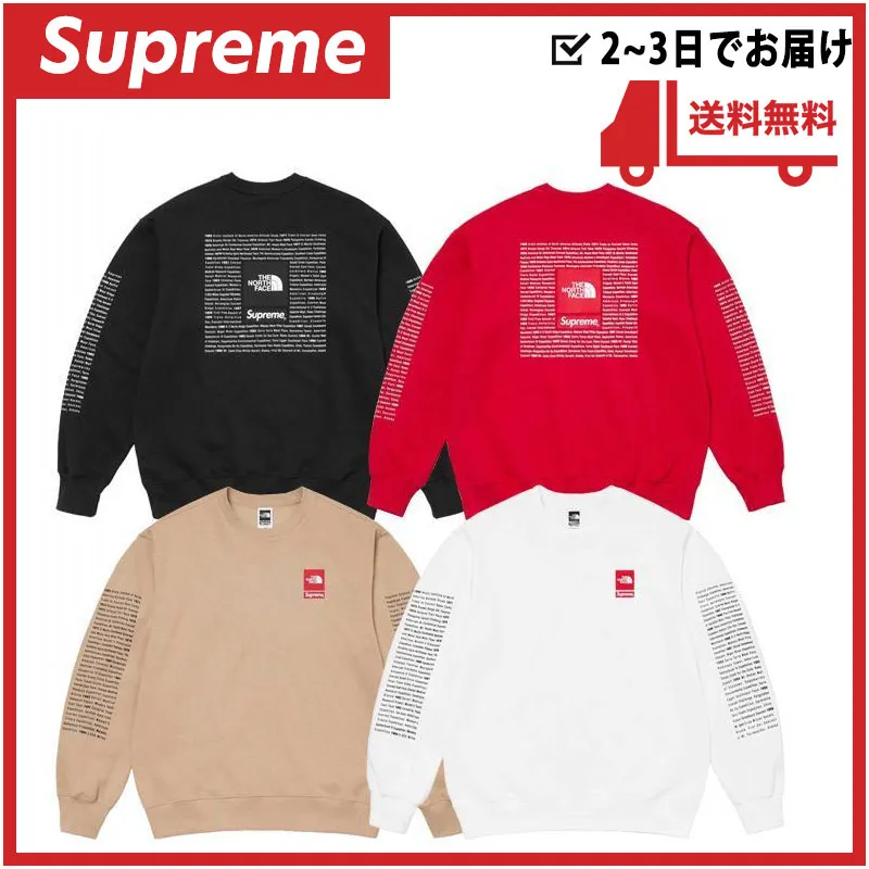 Supreme  |Pullovers Unisex Street Style U-Neck Collaboration