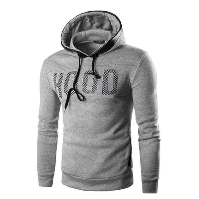 Sweatshirts Men    Slim hoodies men Warm Pullover Sweatshirt Hooded Outwear Tops Male sudaderas hombre &23 SM6