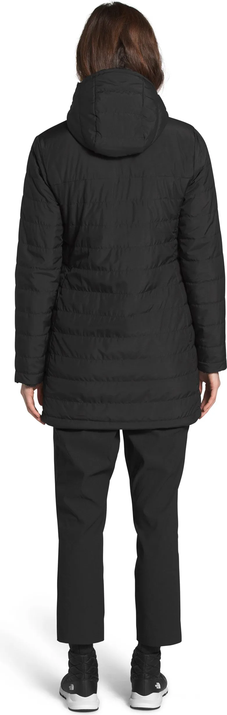 The North Face Women's Mossbud Insulated Reversible Parka TNF Black