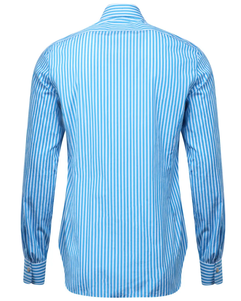 Turquoise Striped Sportshirt