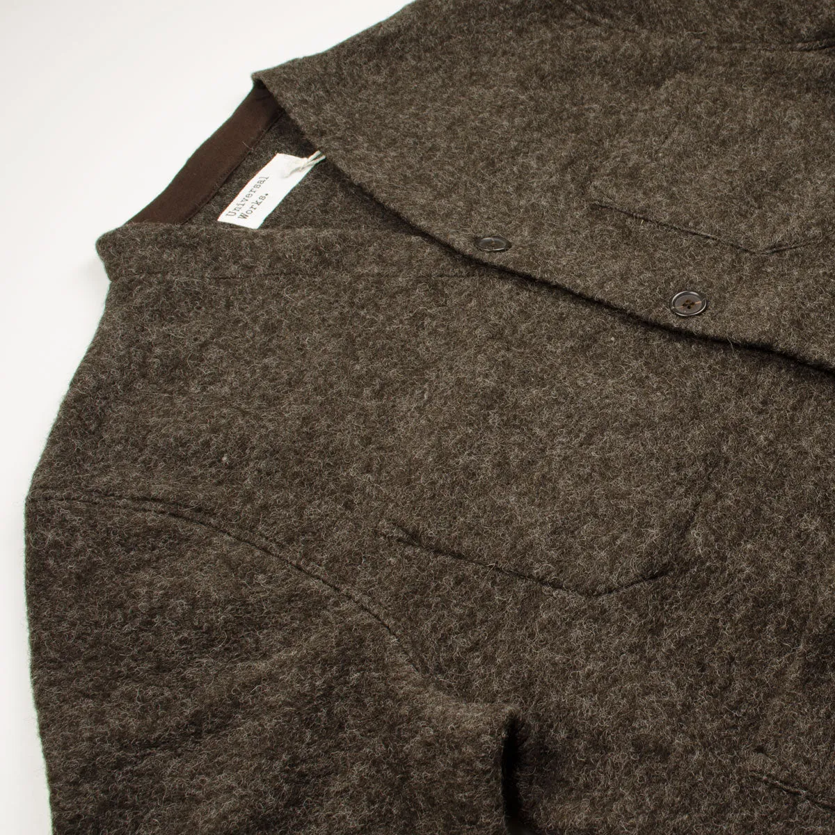 Universal Works - Cardigan Wool Fleece - Brown