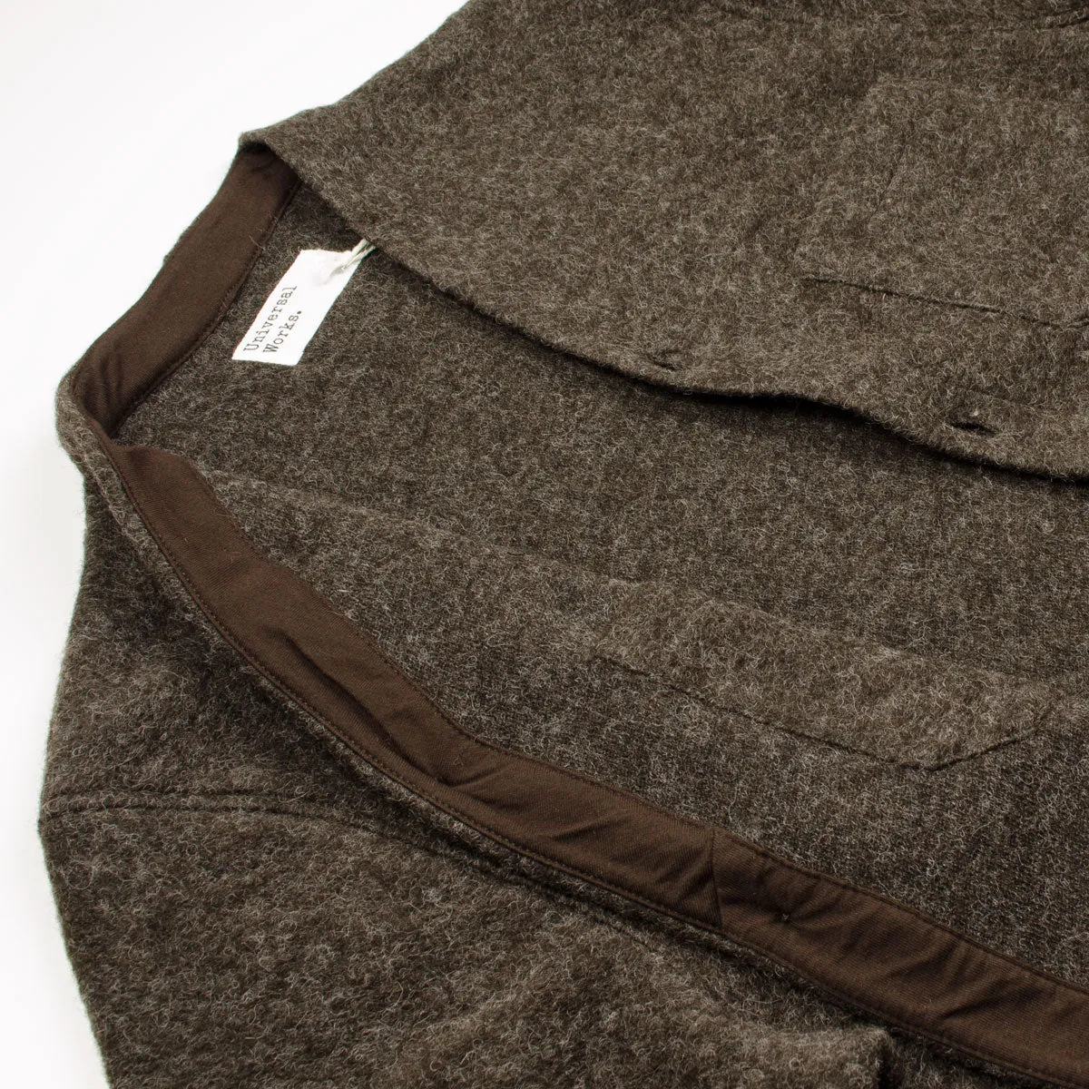 Universal Works - Cardigan Wool Fleece - Brown