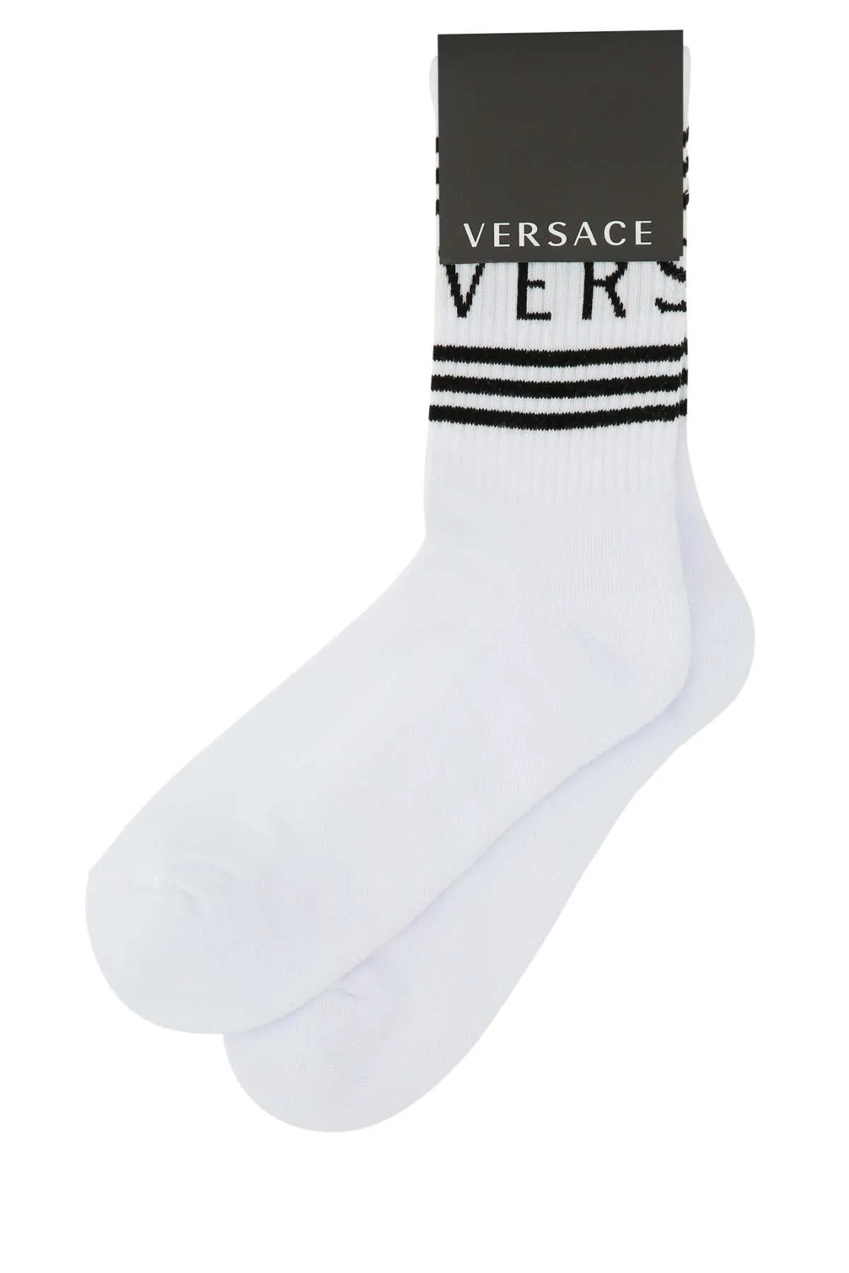 Versace Logo Intarsia Socks