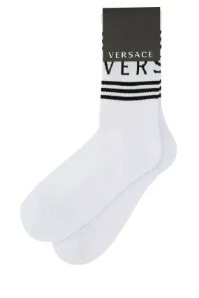 Versace Logo Intarsia Socks