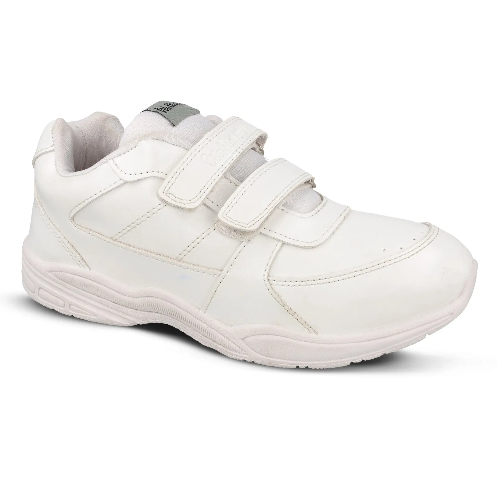 Walkaroo Senior Boys School Shoes - 570 White