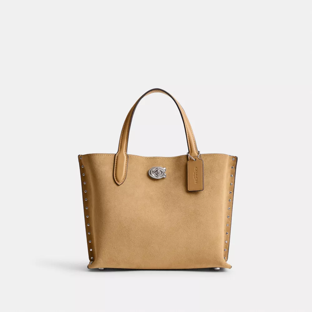 Willow Tote Bag 24 With Rivets