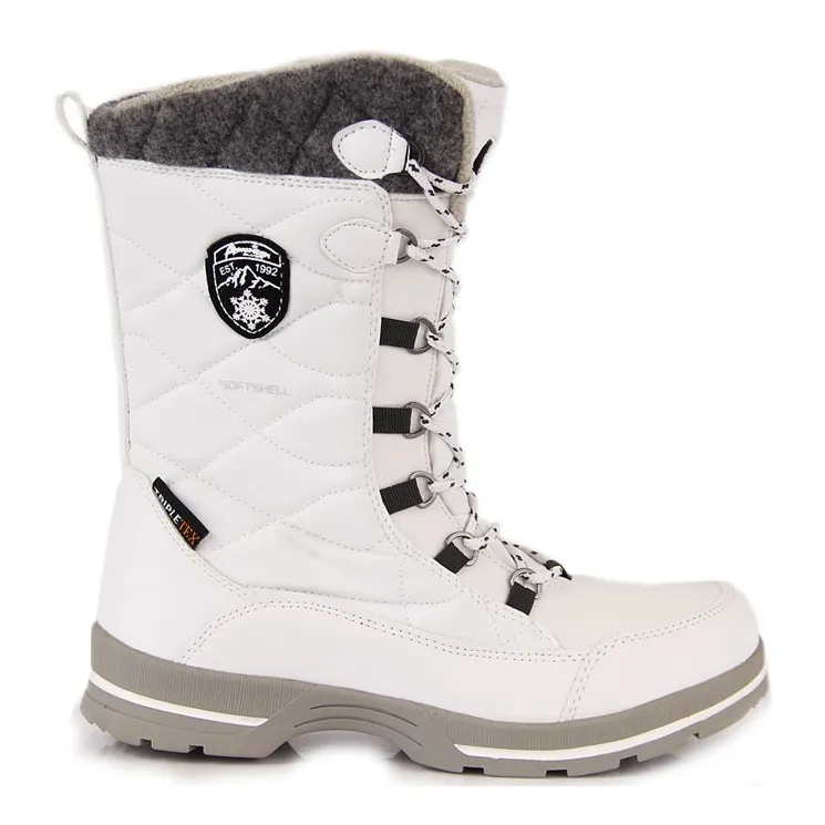 Women's snow boots waterproof winter white American Club 08/22