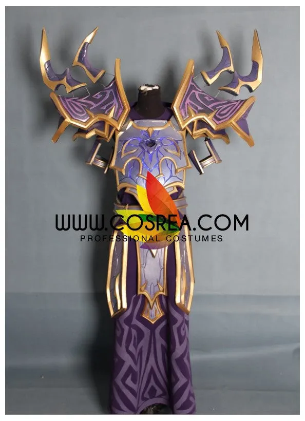 World of Warcraft Warlock Voidheart Raiment Cosplay Costume