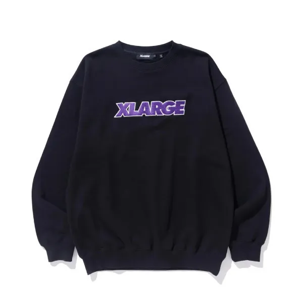 X-Large  |Pullovers Unisex Sweat Street Style Long Sleeves Plain