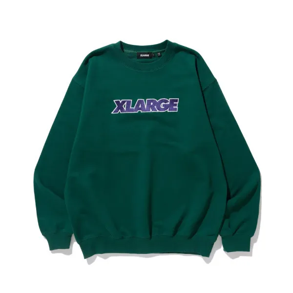 X-Large  |Pullovers Unisex Sweat Street Style Long Sleeves Plain