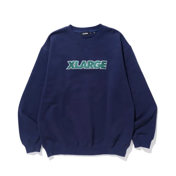 X-Large  |Pullovers Unisex Sweat Street Style Long Sleeves Plain