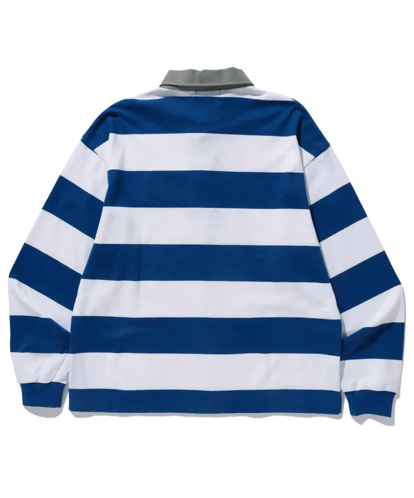 X-Large  |Stripes Unisex Street Style Long Sleeves Plain Cotton