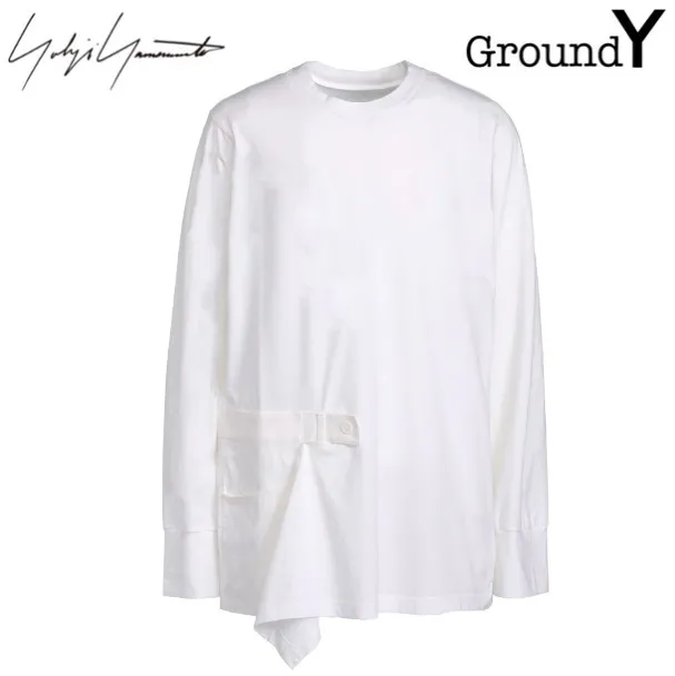 Yohji Yamamoto  |Pullovers Unisex Henry Neck Street Style Long Sleeves Plain