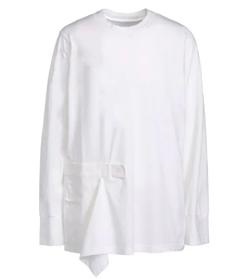 Yohji Yamamoto  |Pullovers Unisex Henry Neck Street Style Long Sleeves Plain