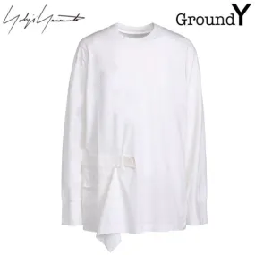 Yohji Yamamoto  |Pullovers Unisex Henry Neck Street Style Long Sleeves Plain