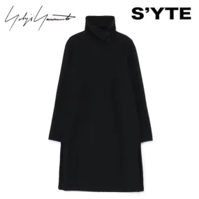 Yohji Yamamoto  |Pullovers Unisex Wool Street Style Long Sleeves Plain