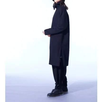 Yohji Yamamoto  |Pullovers Unisex Wool Street Style Long Sleeves Plain