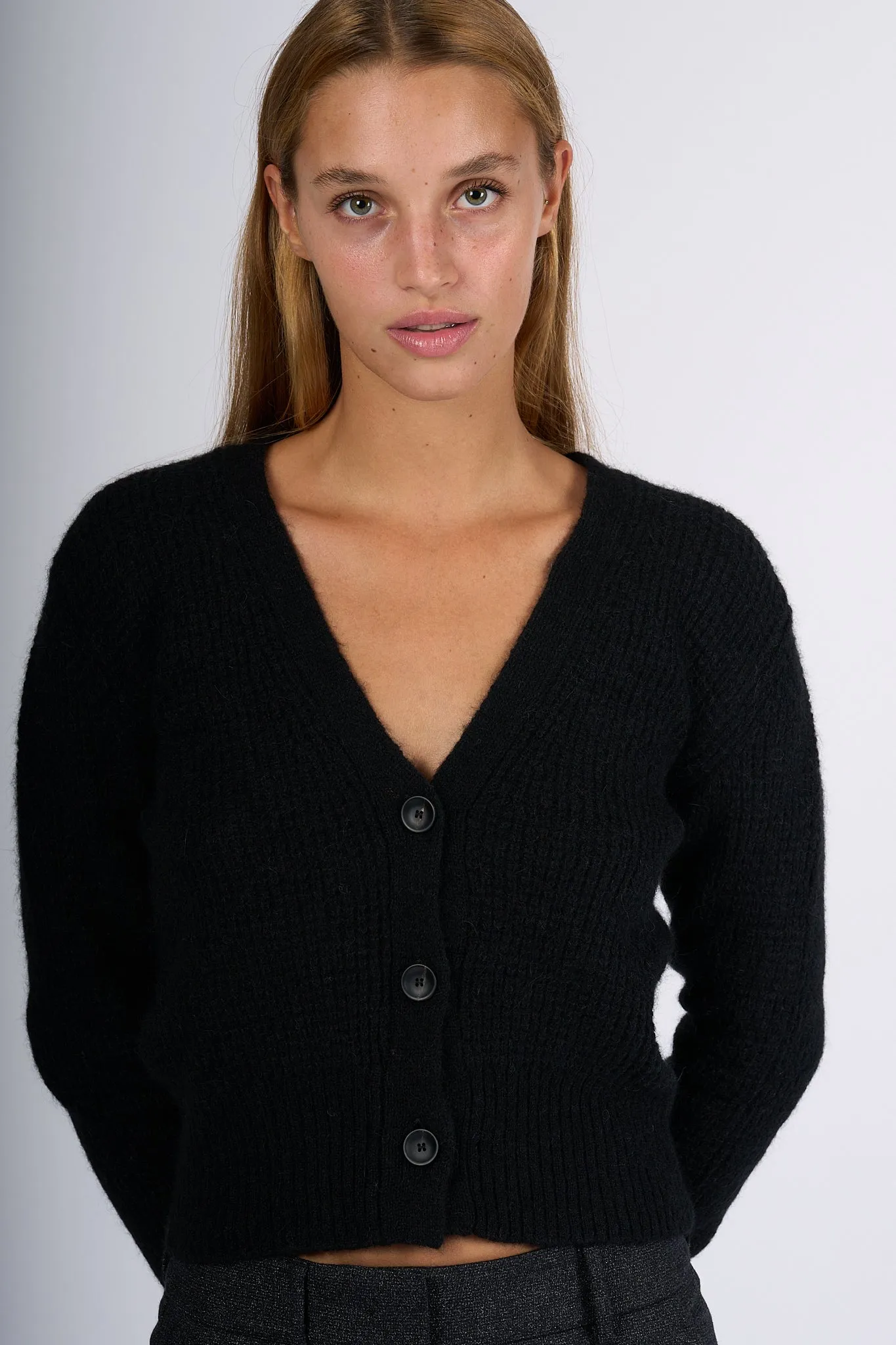 Zanone Cardigan Slim Fit Nero Donna