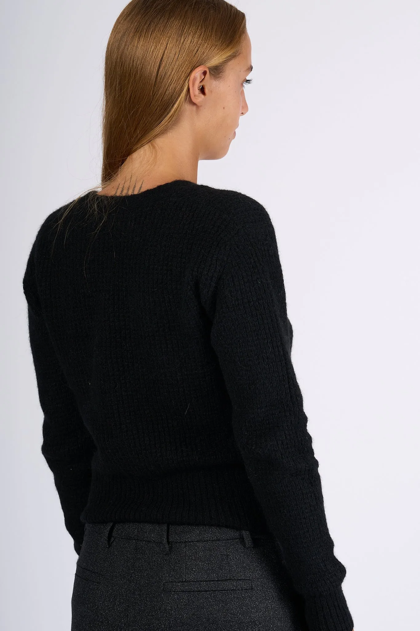 Zanone Cardigan Slim Fit Nero Donna