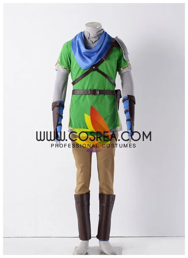 Zelda Hyrule Warriors Link Green Cosplay Costume