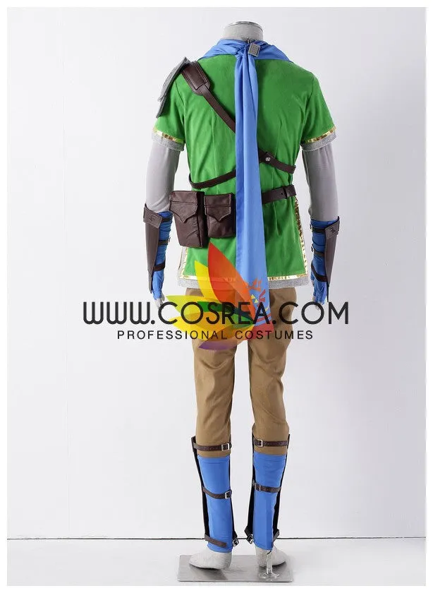 Zelda Hyrule Warriors Link Green Cosplay Costume