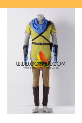 Zelda Hyrule Warriors Link Yellow Cosplay Costume