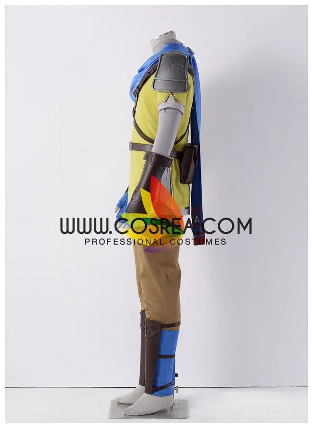 Zelda Hyrule Warriors Link Yellow Cosplay Costume