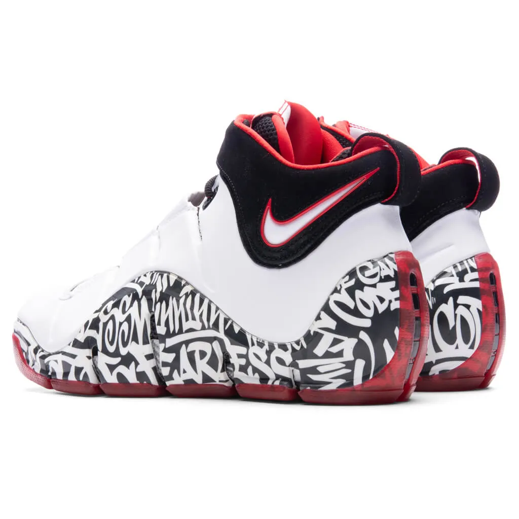 Zoom Lebron IV - White/Black/University Red